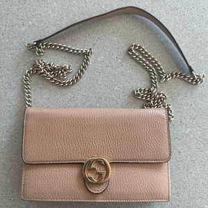 GUCCI Interlocking G chain Walllet